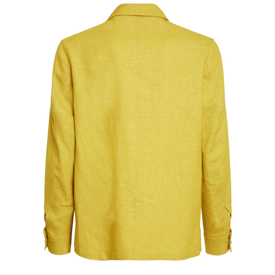 Camicia in cashmere gialla - GIO MORETTI