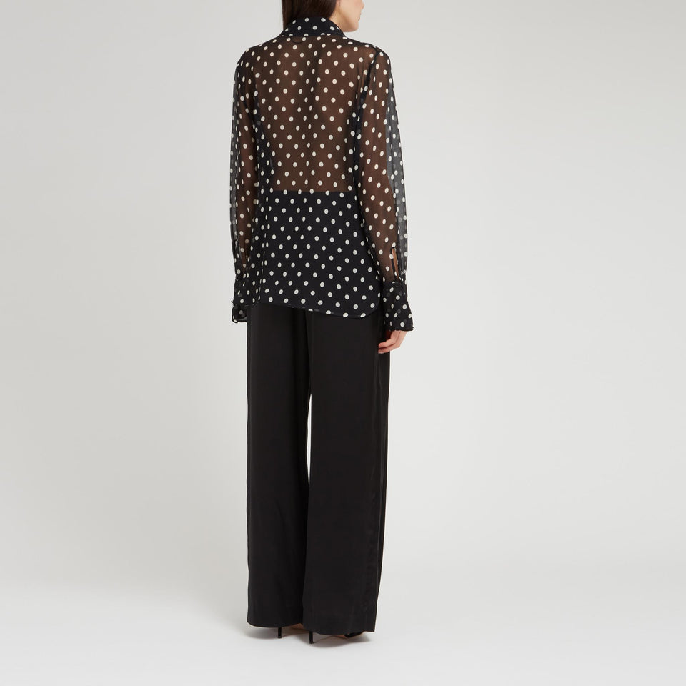 Camicia in seta multicolor