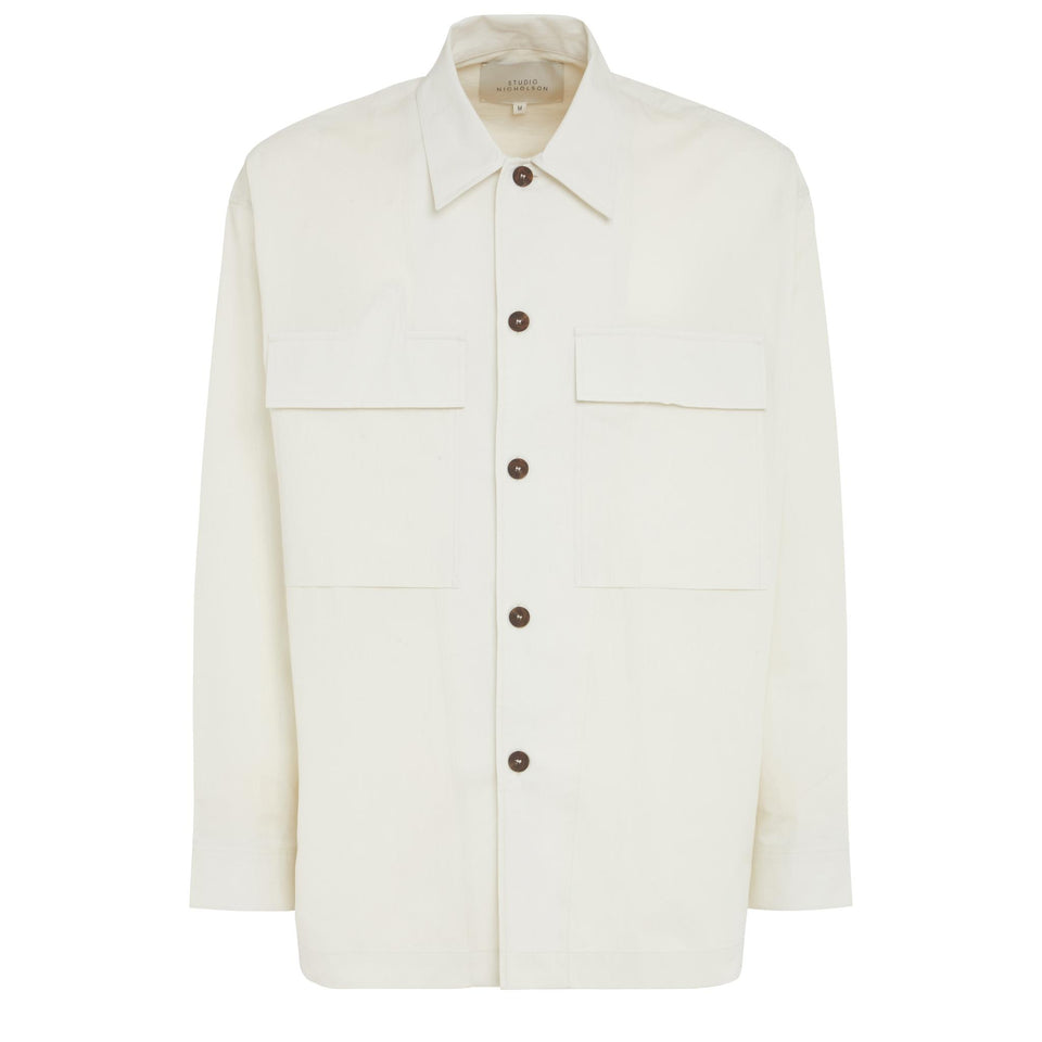 Camicia in cotone bianca