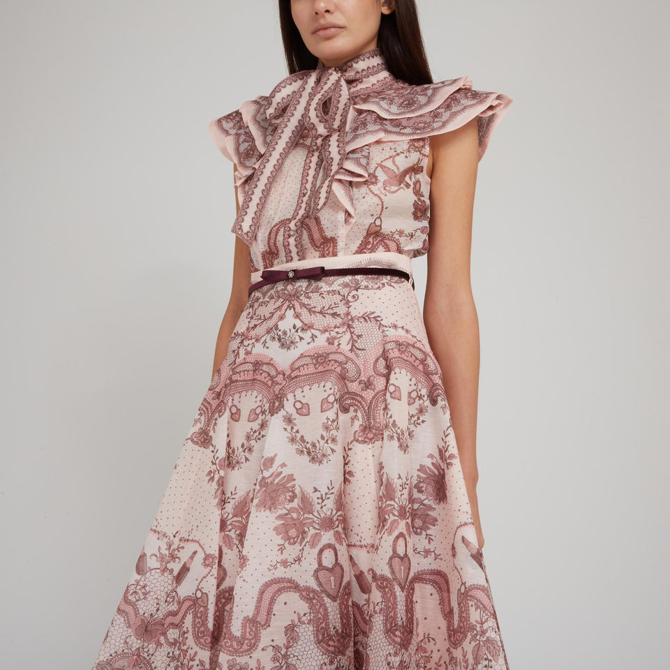 "Crush" Shirt in Pink Linen