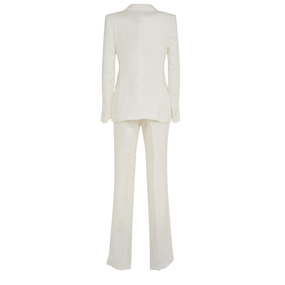 Abito in lino bianco