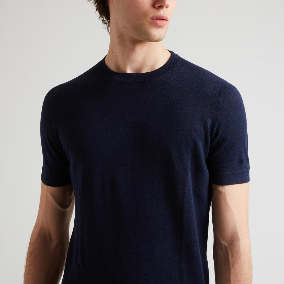 Blue cashmere sweater