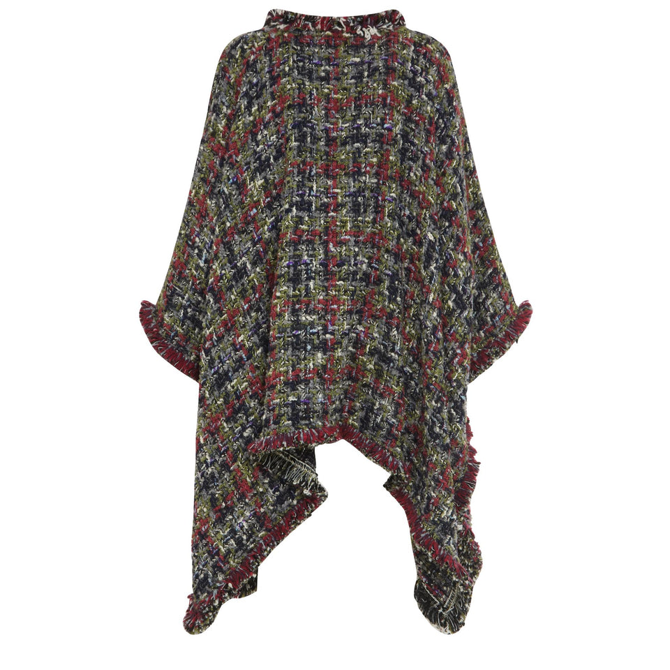 Cappa in tweed multicolor