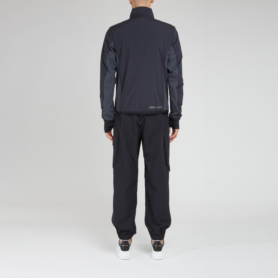 "Pocol" jacket in blue technical fabric