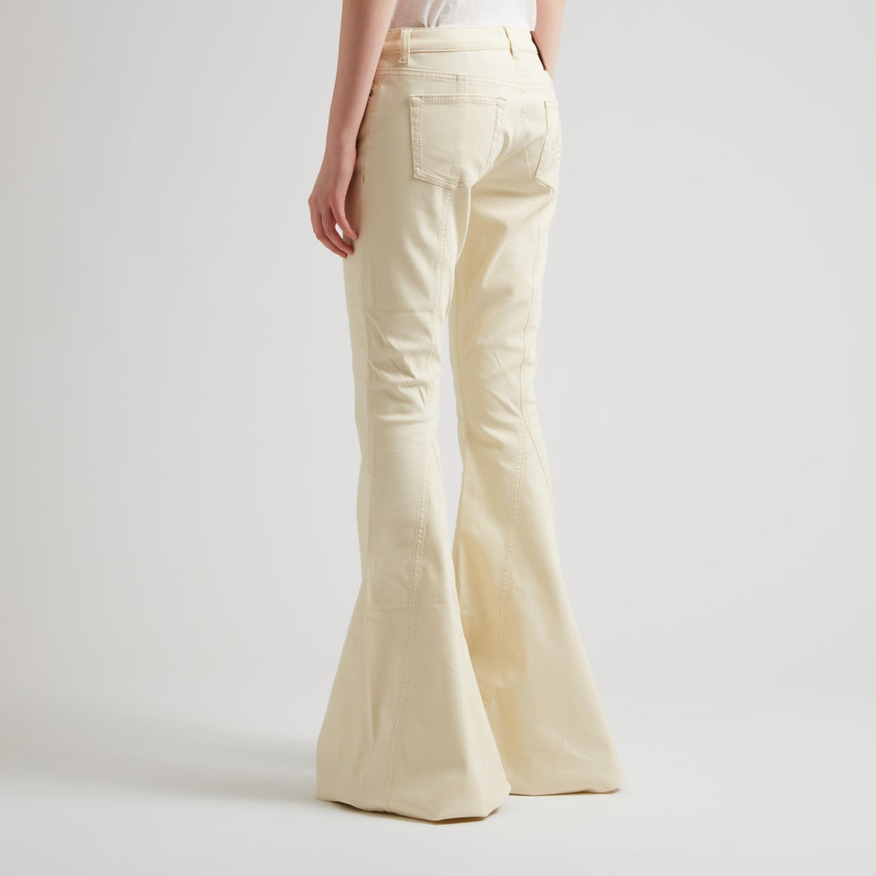 Jeans in denim bianchi