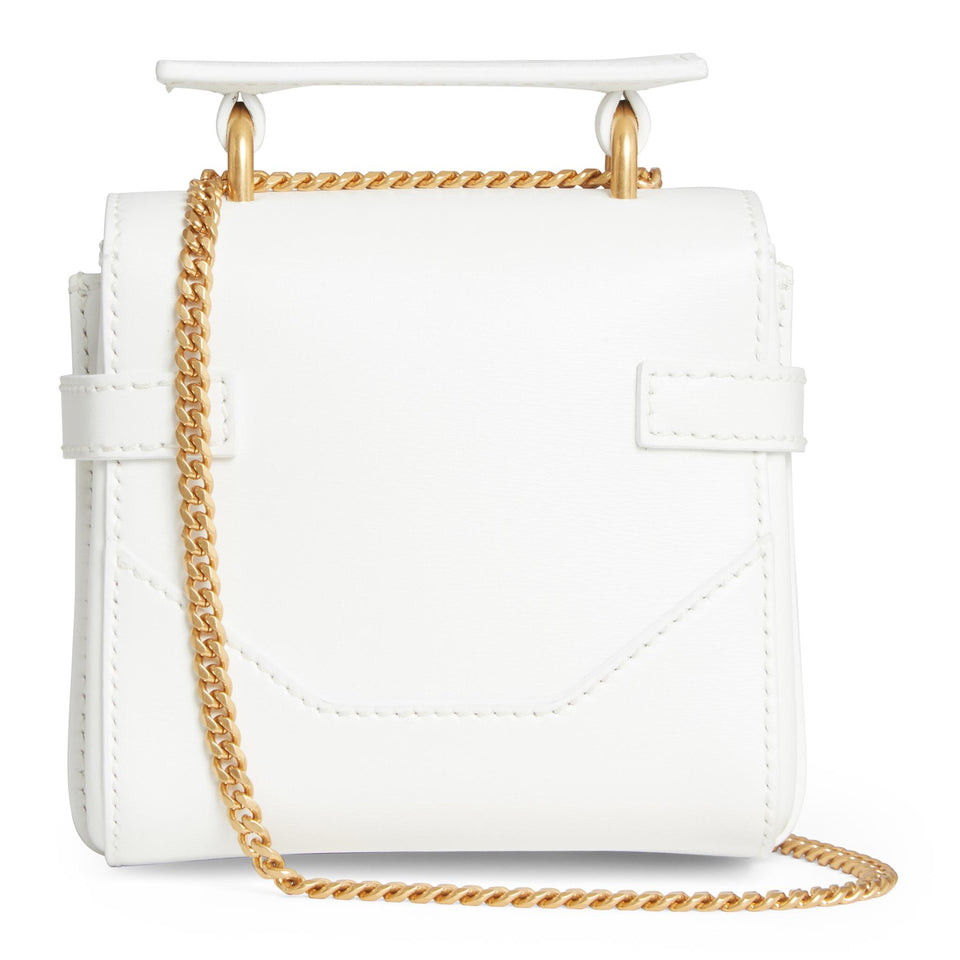 Borsa ''B-Buzz 23'' in pelle bianca