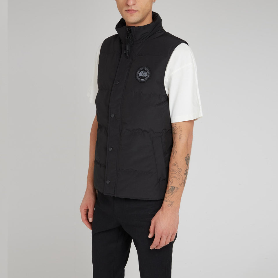 Gilet "Garson" in tessuto nero