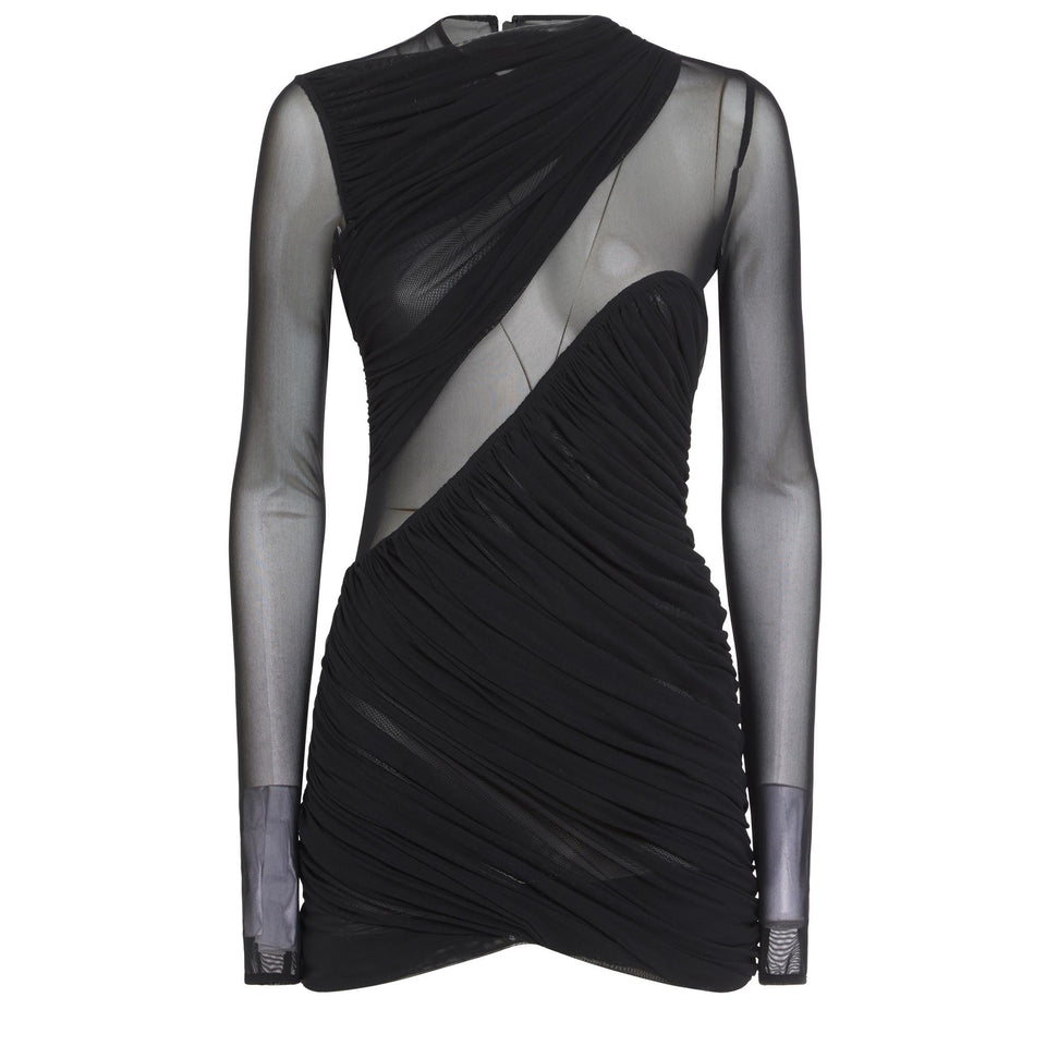 Abito in tessuto nero