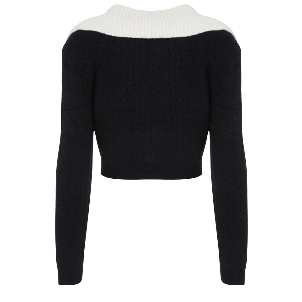 Maglia in tessuto nera