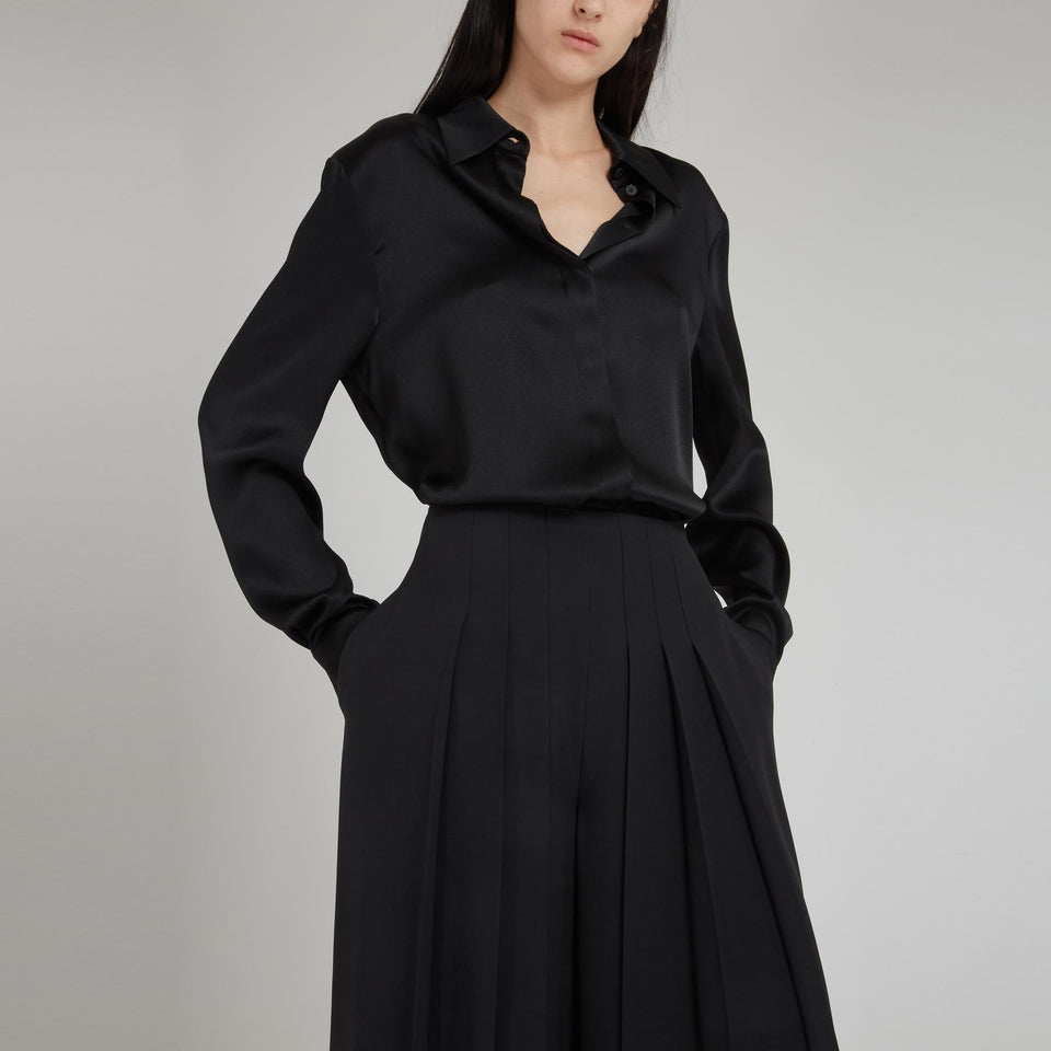 Camicia in tessuto nera