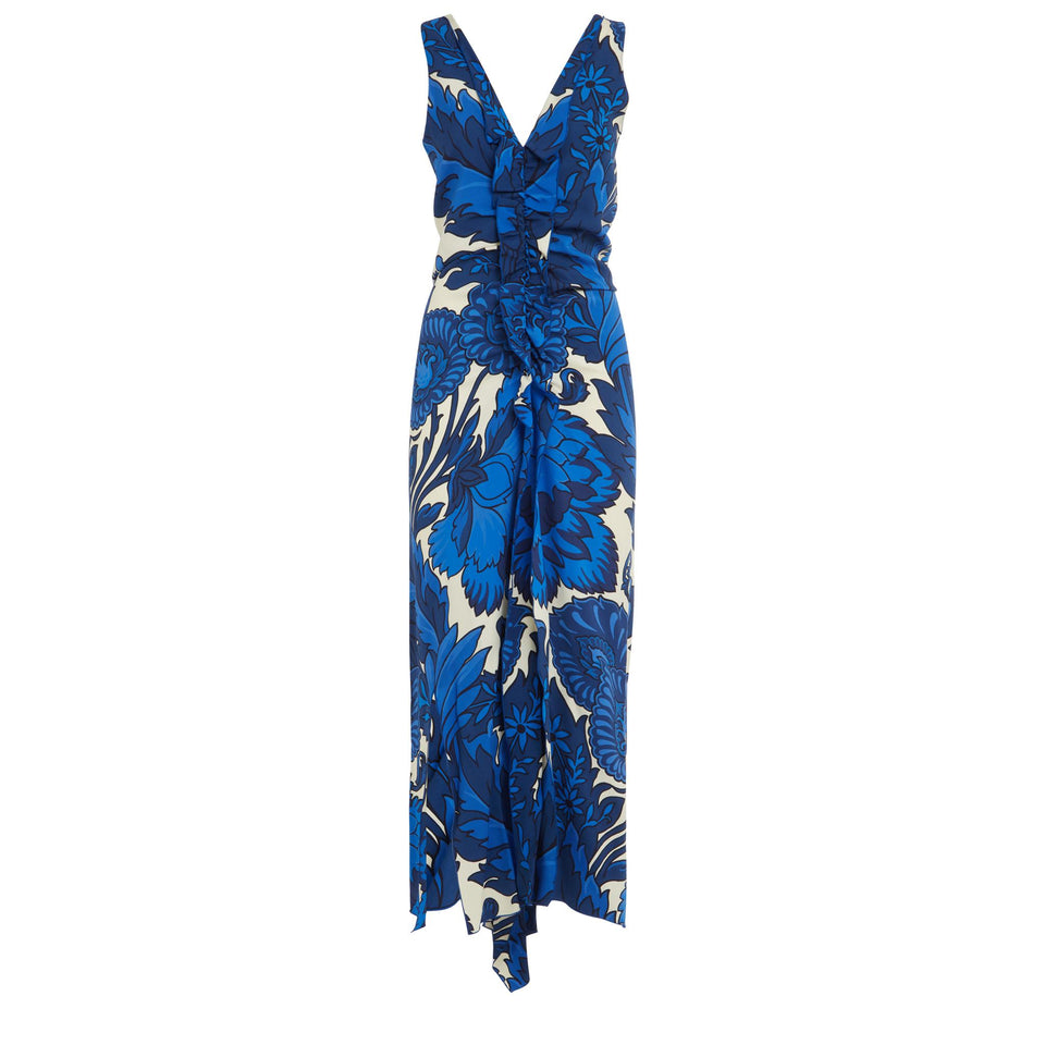 Abito in tessuto multicolor