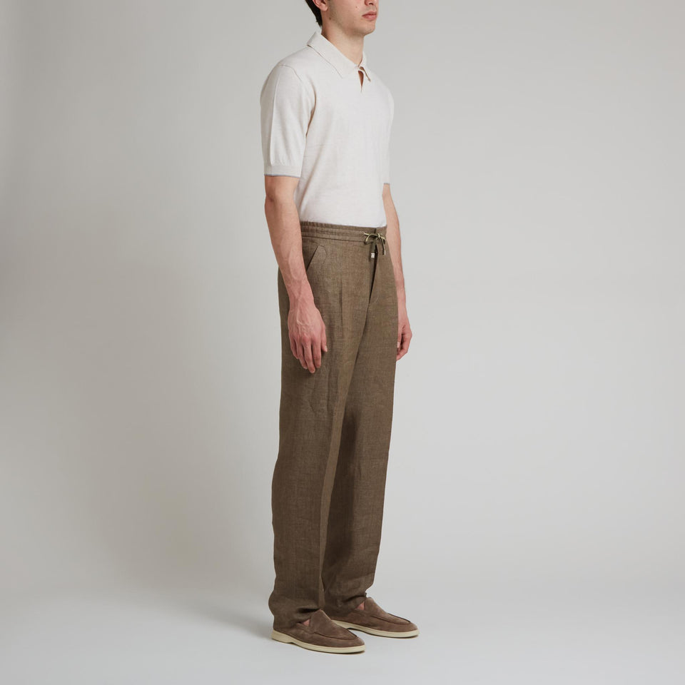 Ivory cotton polo