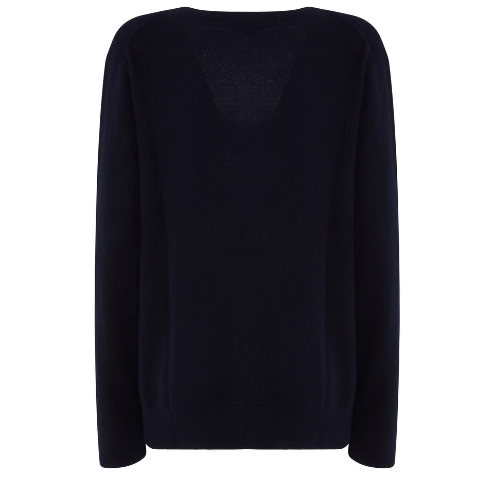 Blue cashmere sweater