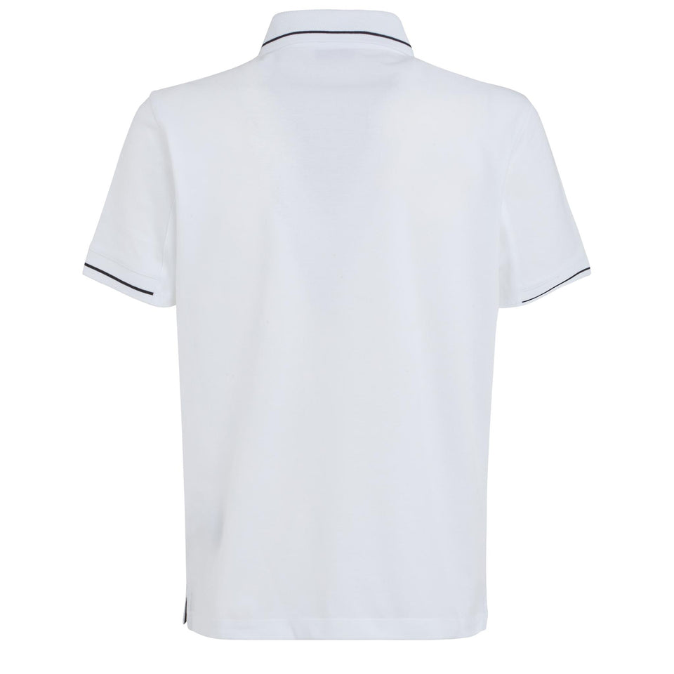Polo in cotone bianca