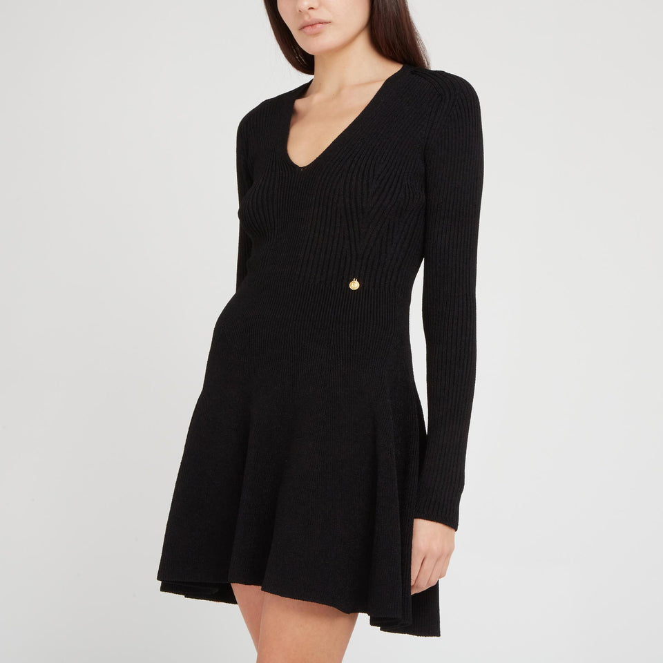 Abito in tessuto nero