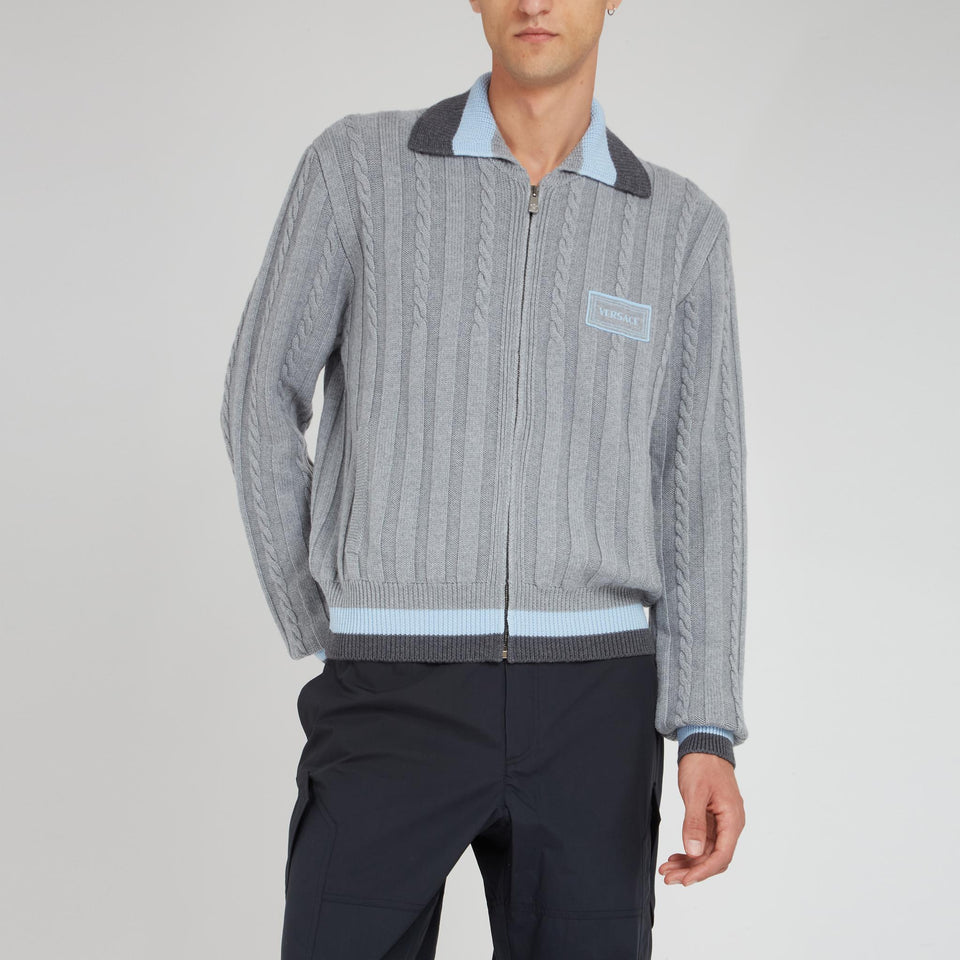 Maglia ''90S Vintage'' in cotone grigia