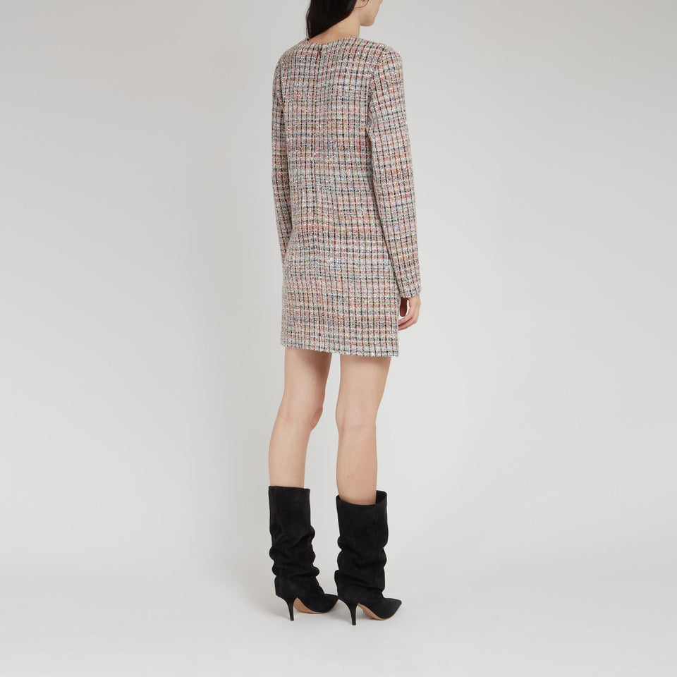 Abito in tessuto multicolor