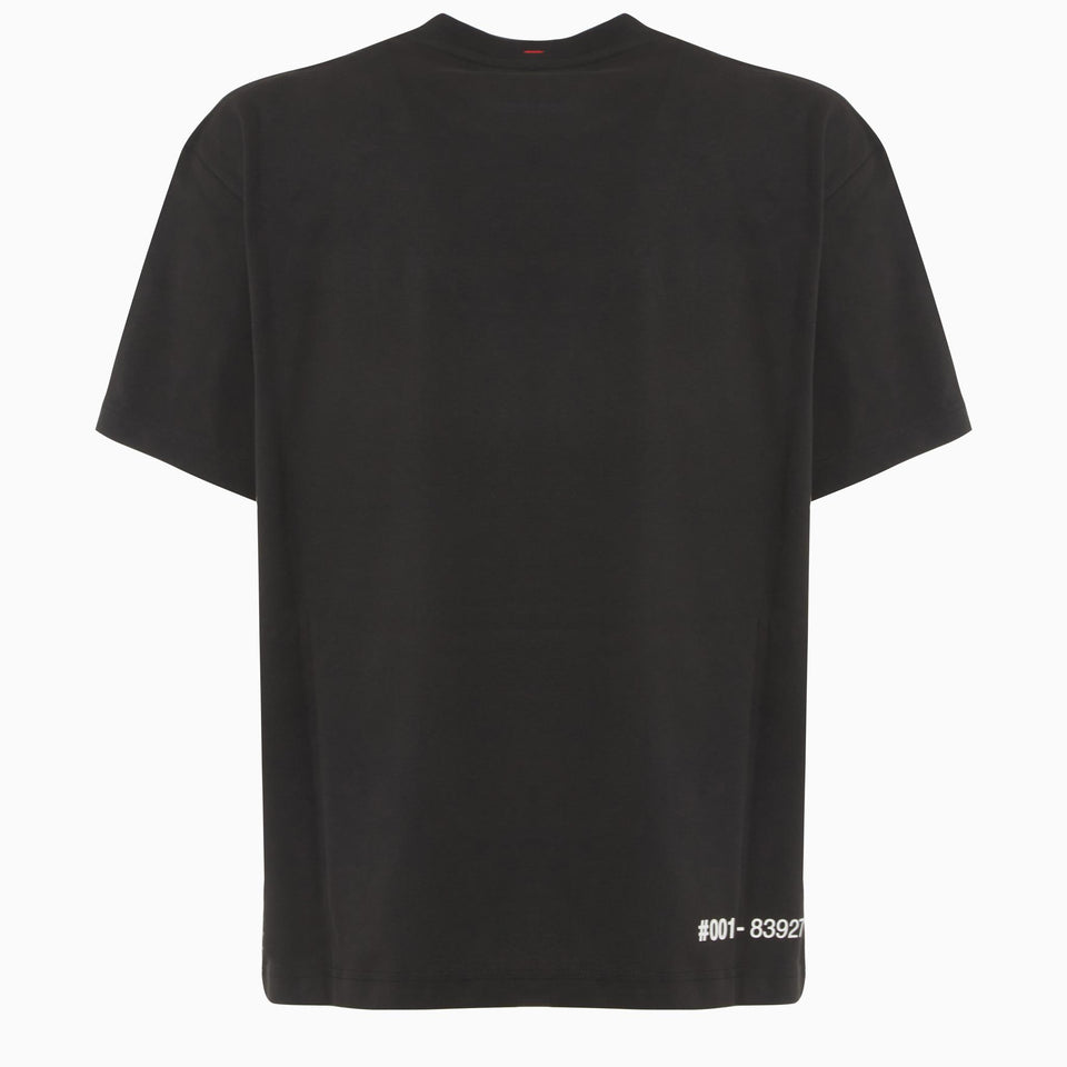 T-shirt ''Grenoble'' in cotone nera