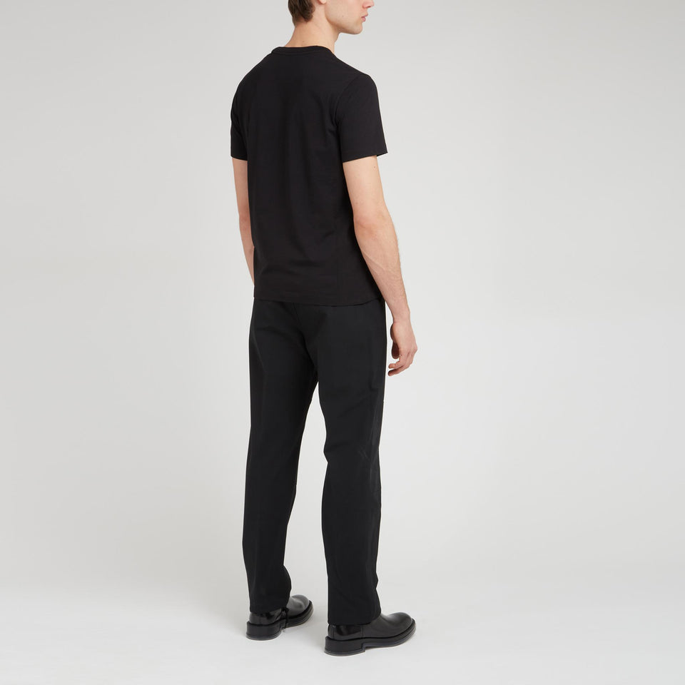 T-shirt in cotone nera