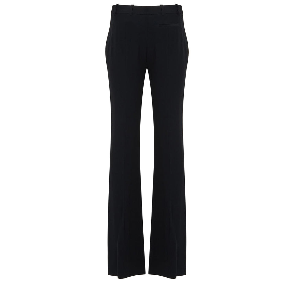 Tailored trousers in black fabric