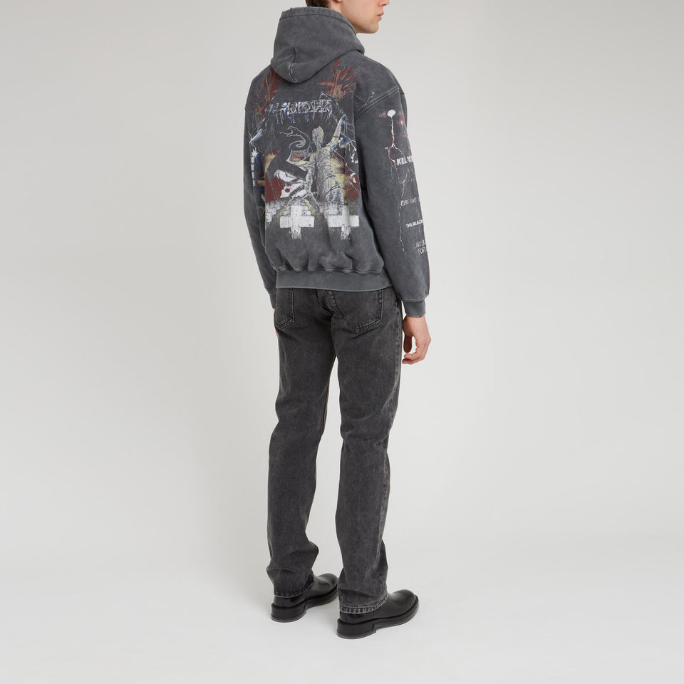 Grey cotton sweatshirt