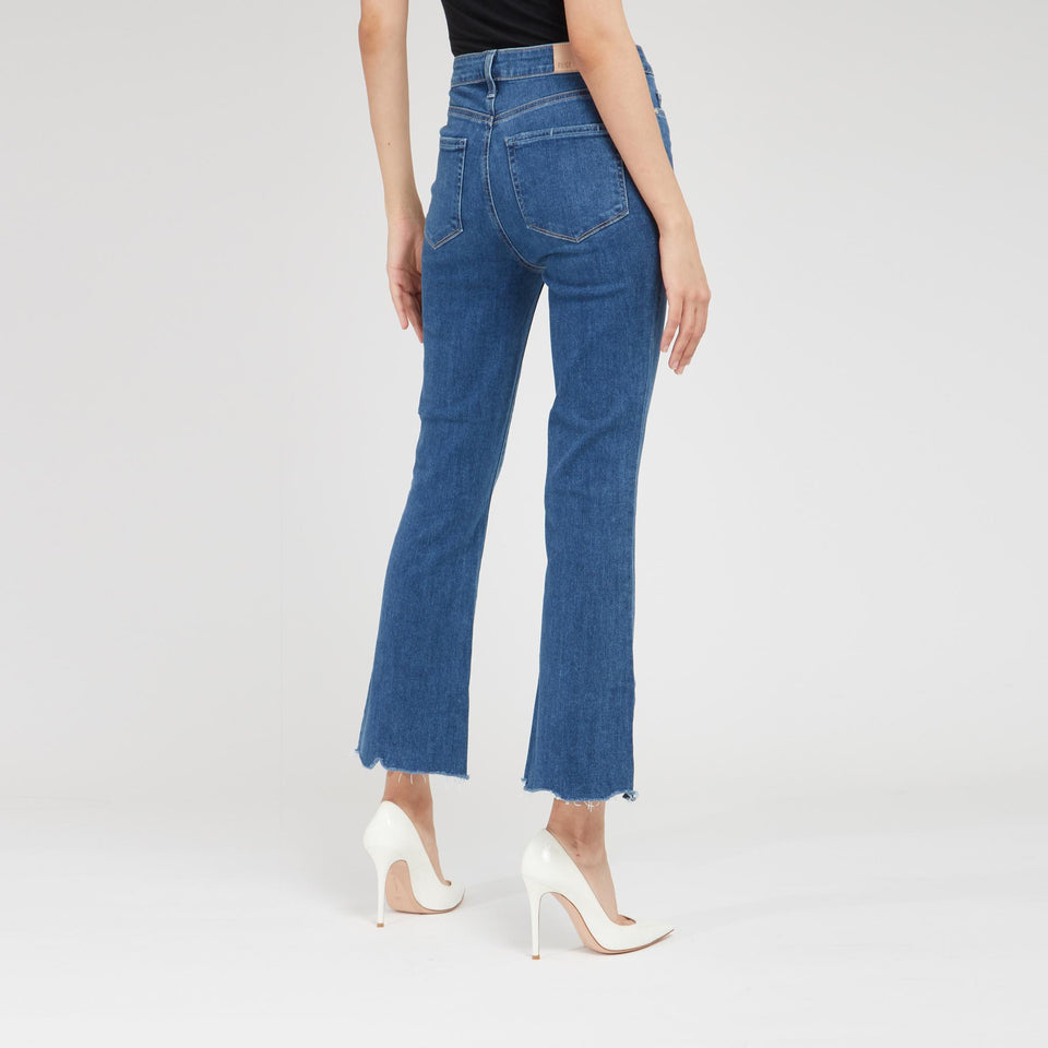 Jeans "Claudine" in cotone blu - GIO MORETTI