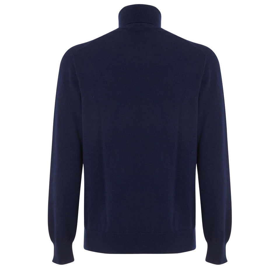 Blue cashmere sweater