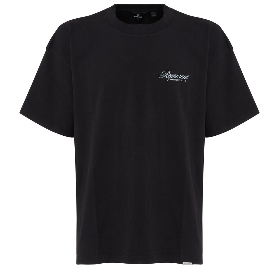 ''Represent Owners Club'' T-shirt in black cotton