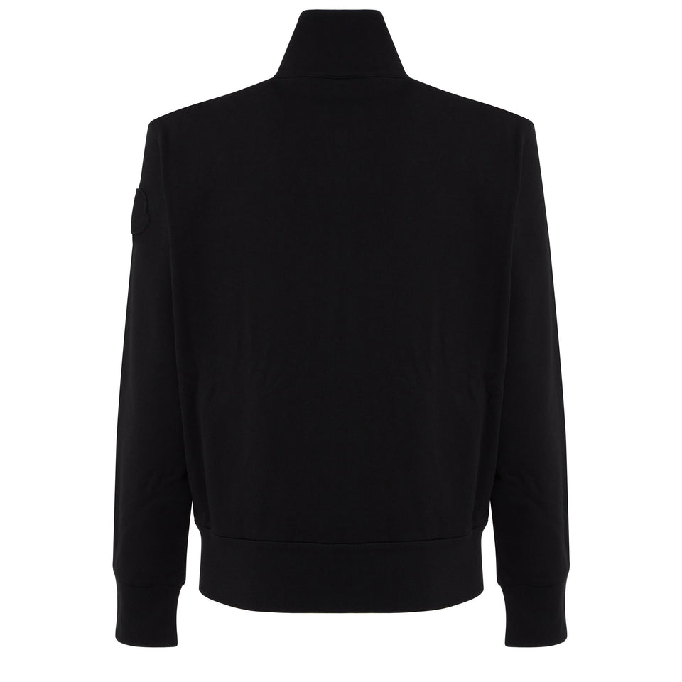 Black cotton cardigan