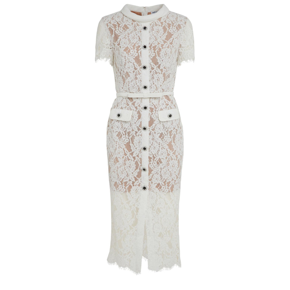 Abito in tessuto Bianco