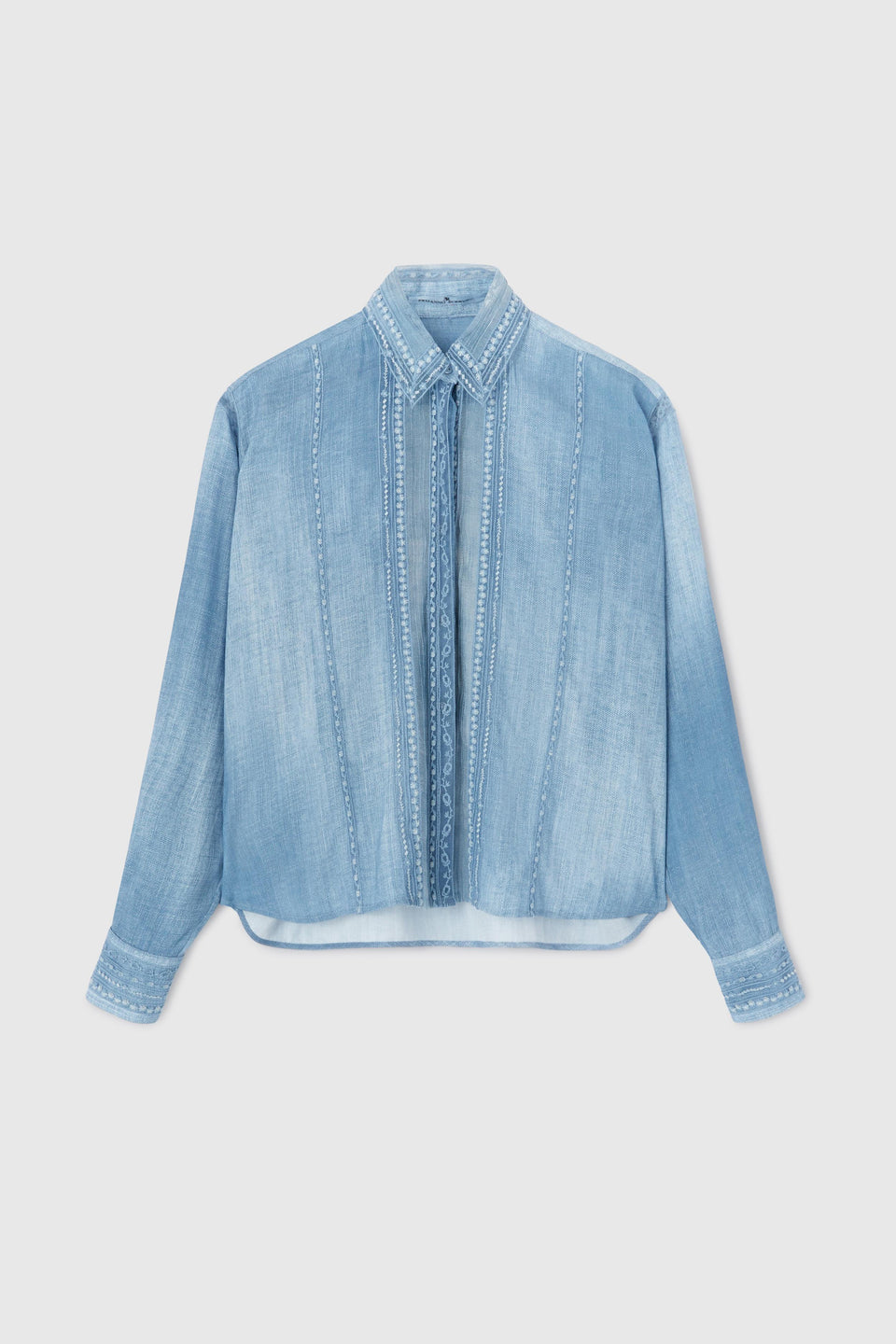 Light blue denim shirt