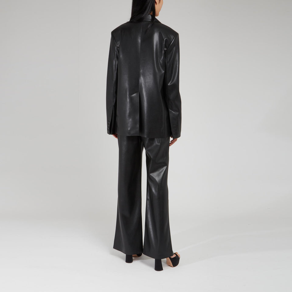 Giacca "Karo" in eco pelle nera - GIO MORETTI