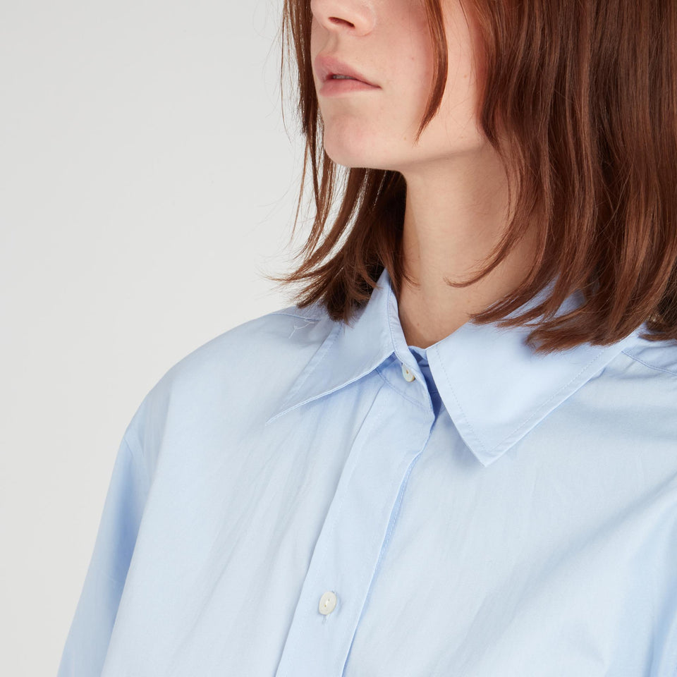 Camicia in cotone azzurra - GIO MORETTI