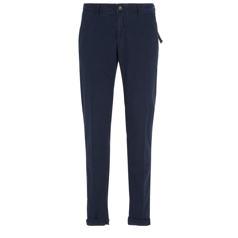 Pantalone in canvas blu - GIO MORETTI