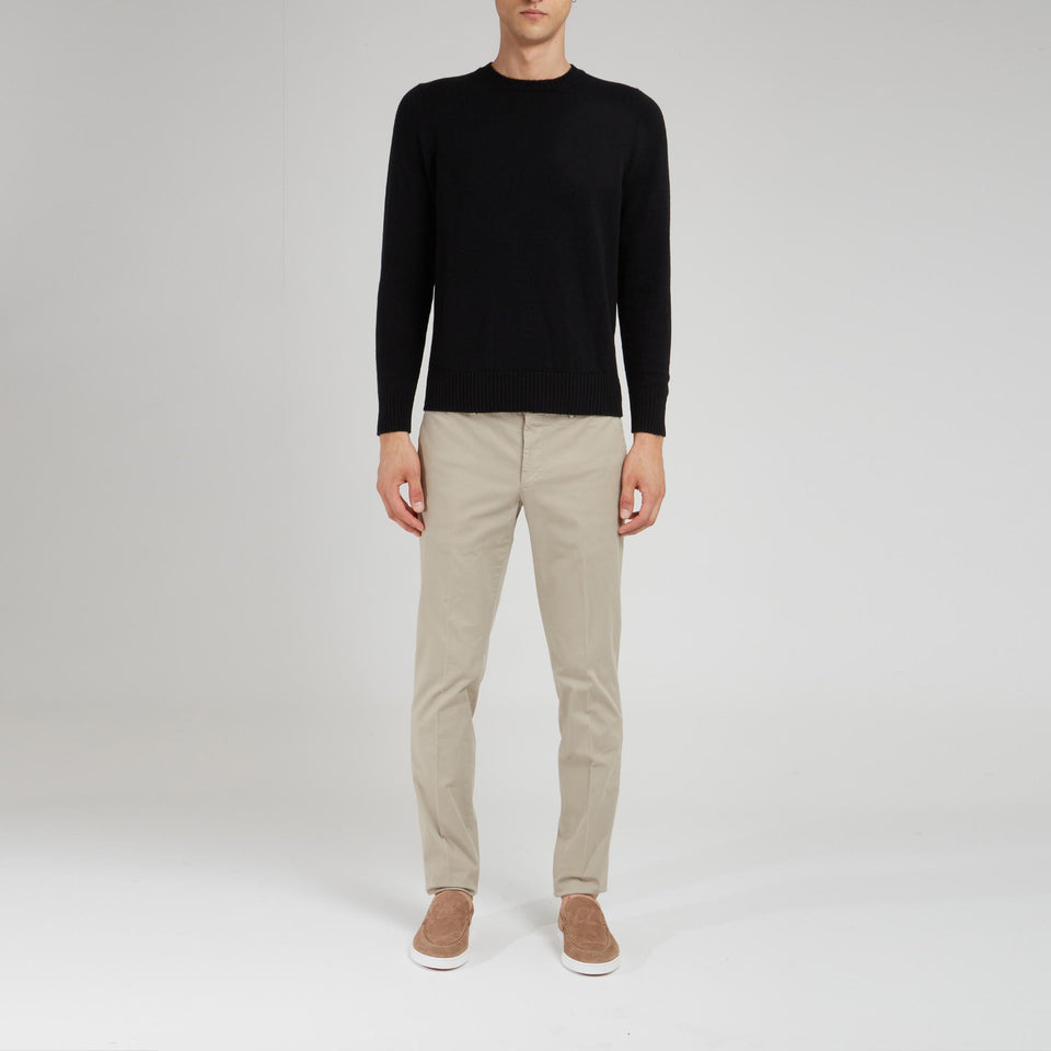 Black cashmere sweater