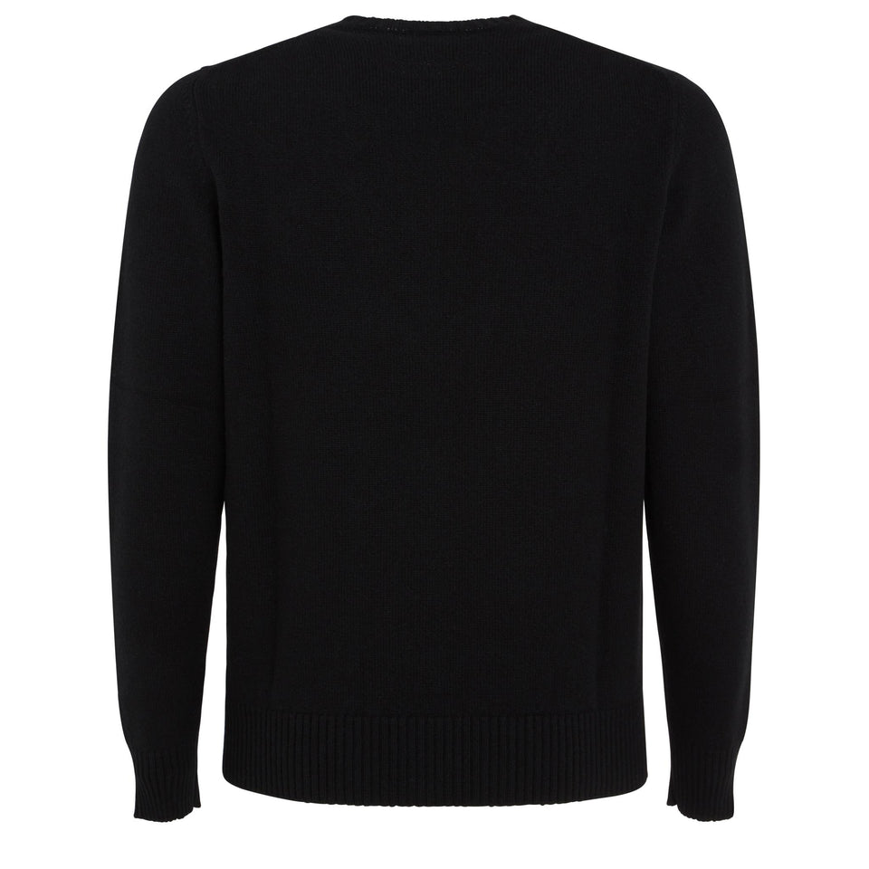Black cashmere sweater