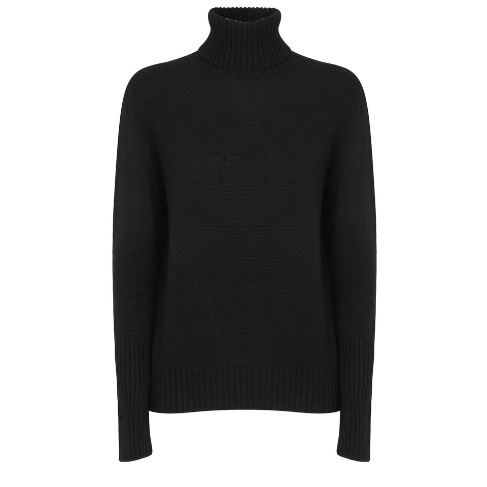 Maglia in cashmere nera