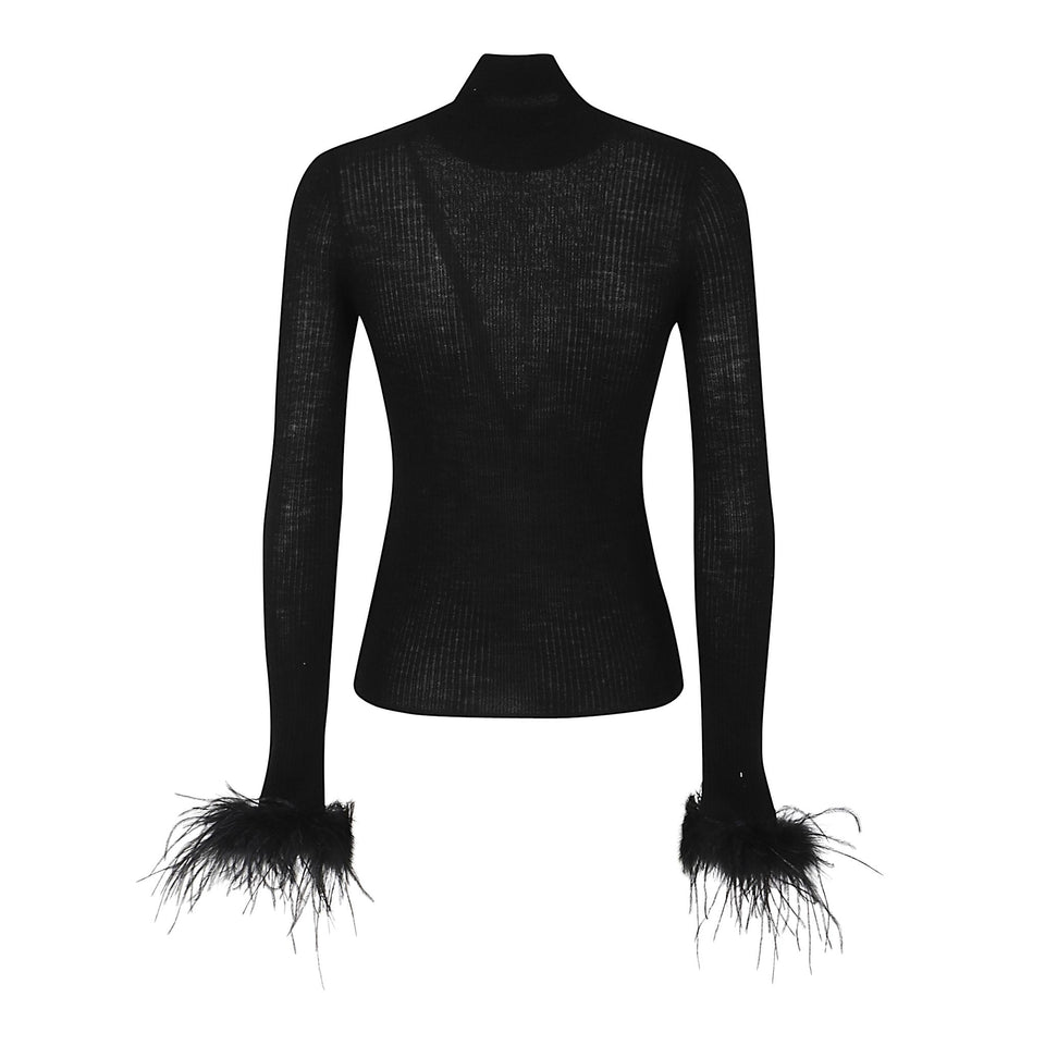 Maglia in lana nera 2M647A N0990 BLUMARINE 