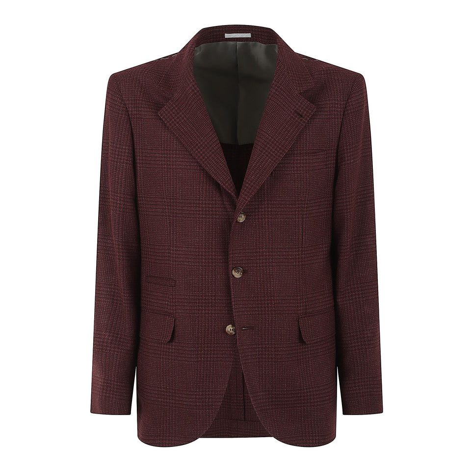 Blazer in lana bordeaux MV4127BTD C024 BRUNELLO CUCINELLI 