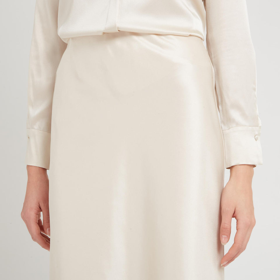 Gonna "Maeve" in tessuto beige