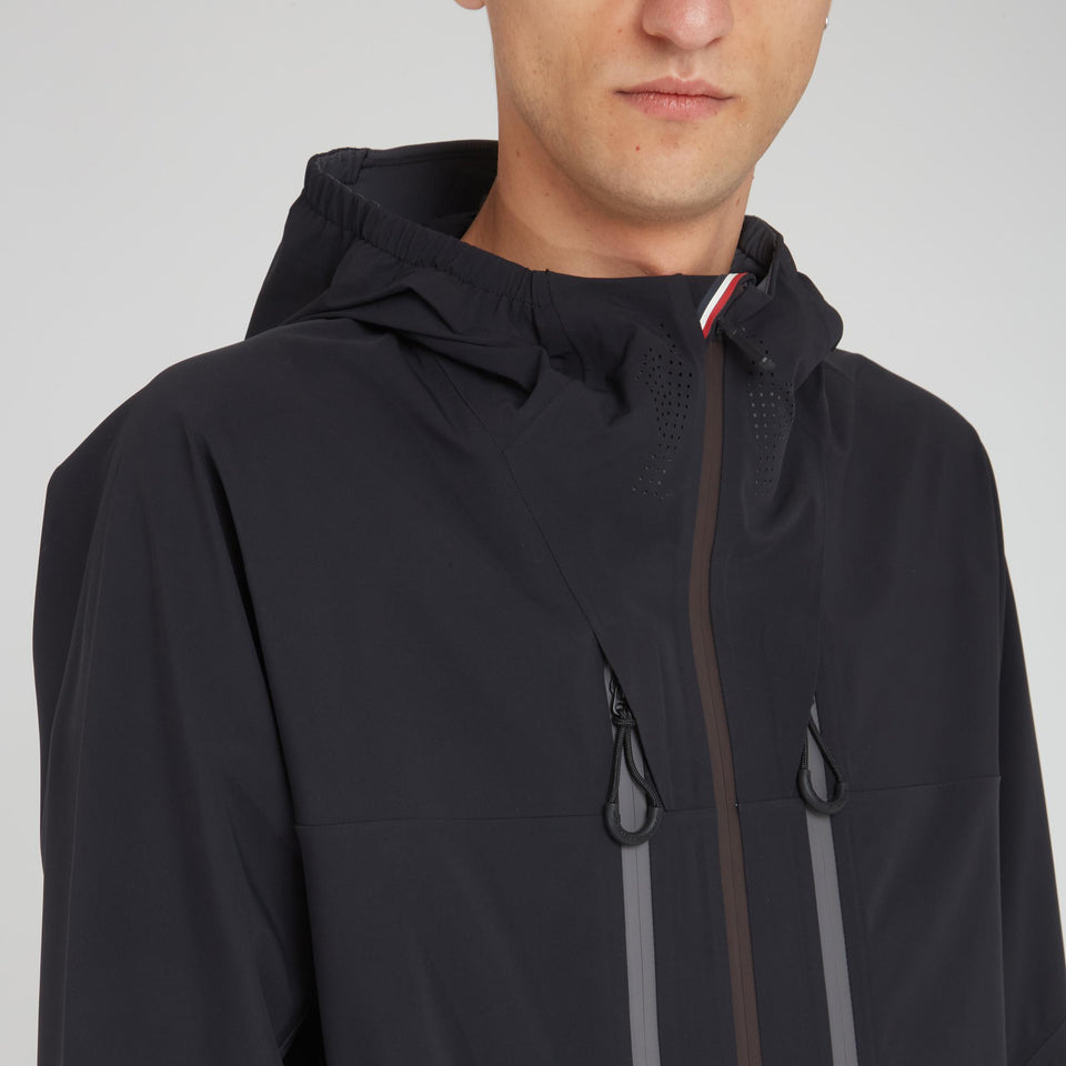 "Orden" jacket in black technical fabric