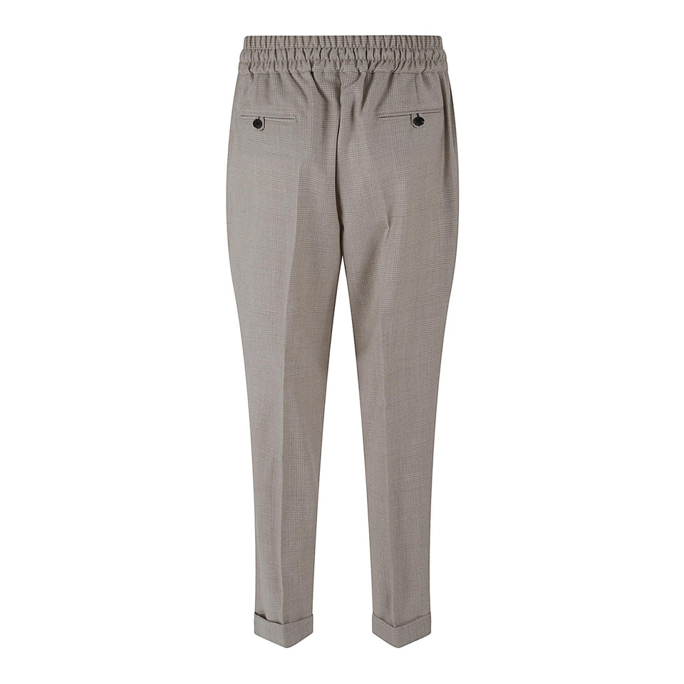 Pantalone in lana beige D37102 K0513G01BEIGE KITON 