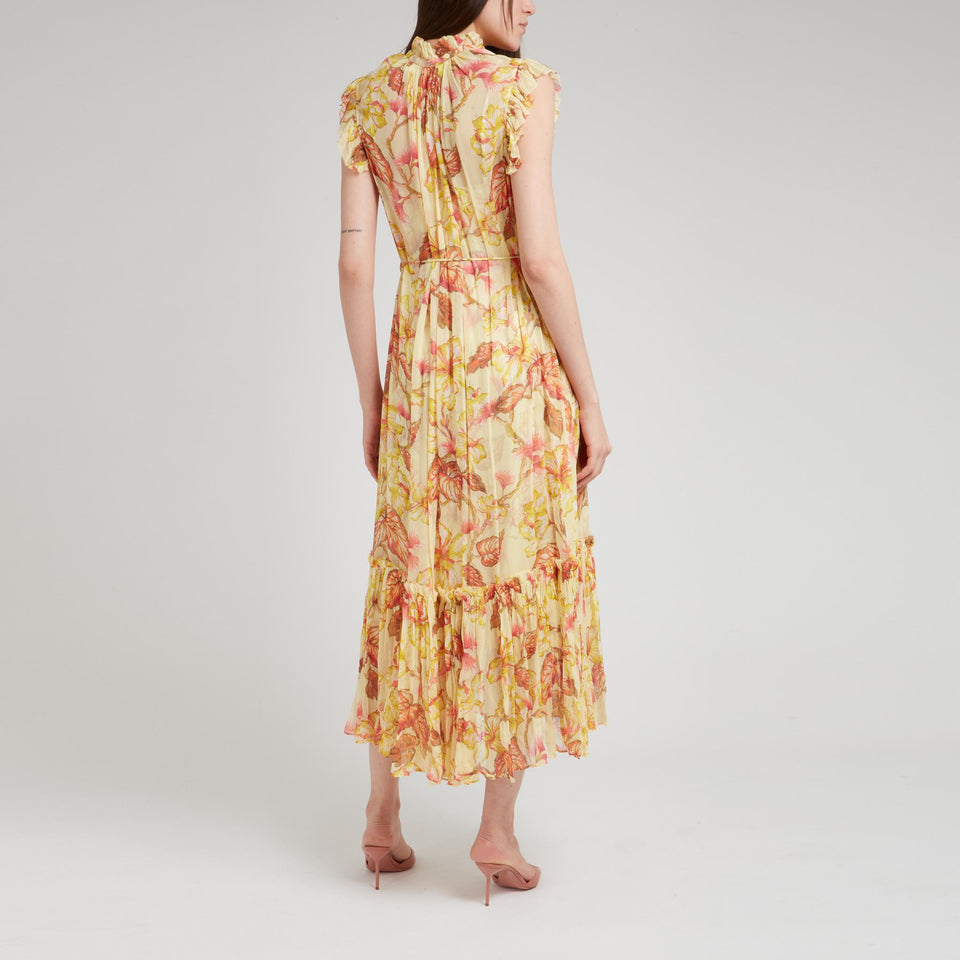 Abito in tessuto multicolor