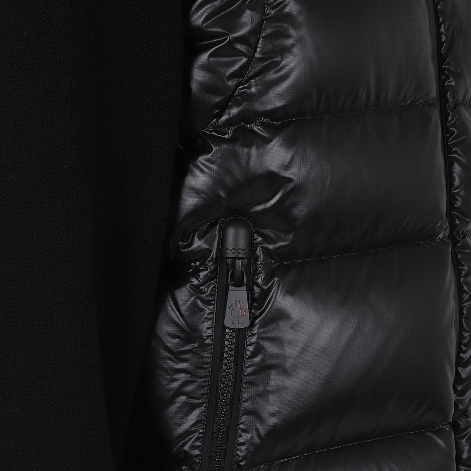 Cardigan in tessuto nero 9B00009 M1122999 MONCLER 