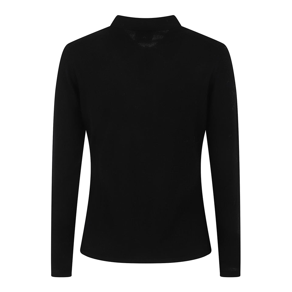 Maglia in cashmere nera 255 64015490 ALLUDE 