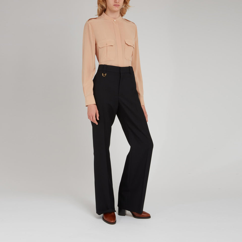 Camicia in tessuto rosa