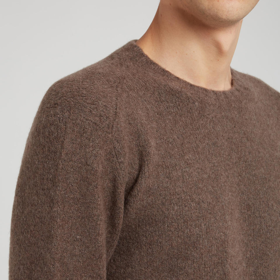 Brown wool sweater
