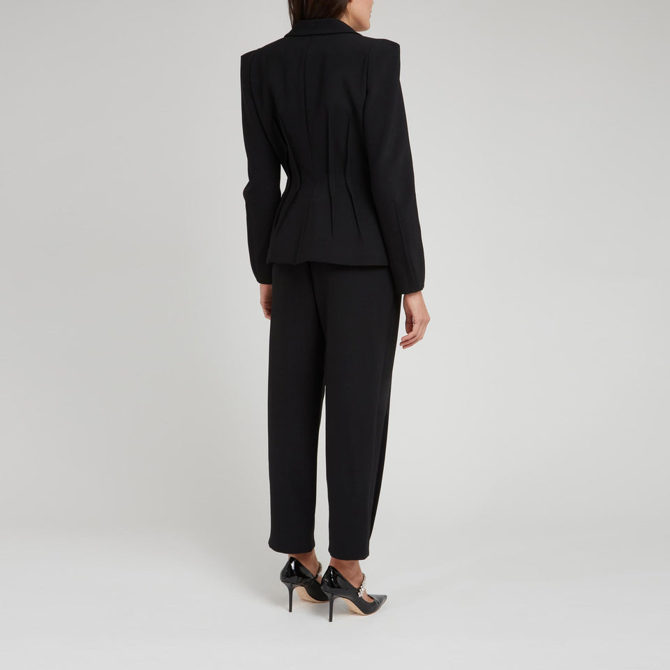 Giacca in tessuto nera J0032NP24CS001 BK001 ELIE SAAB 