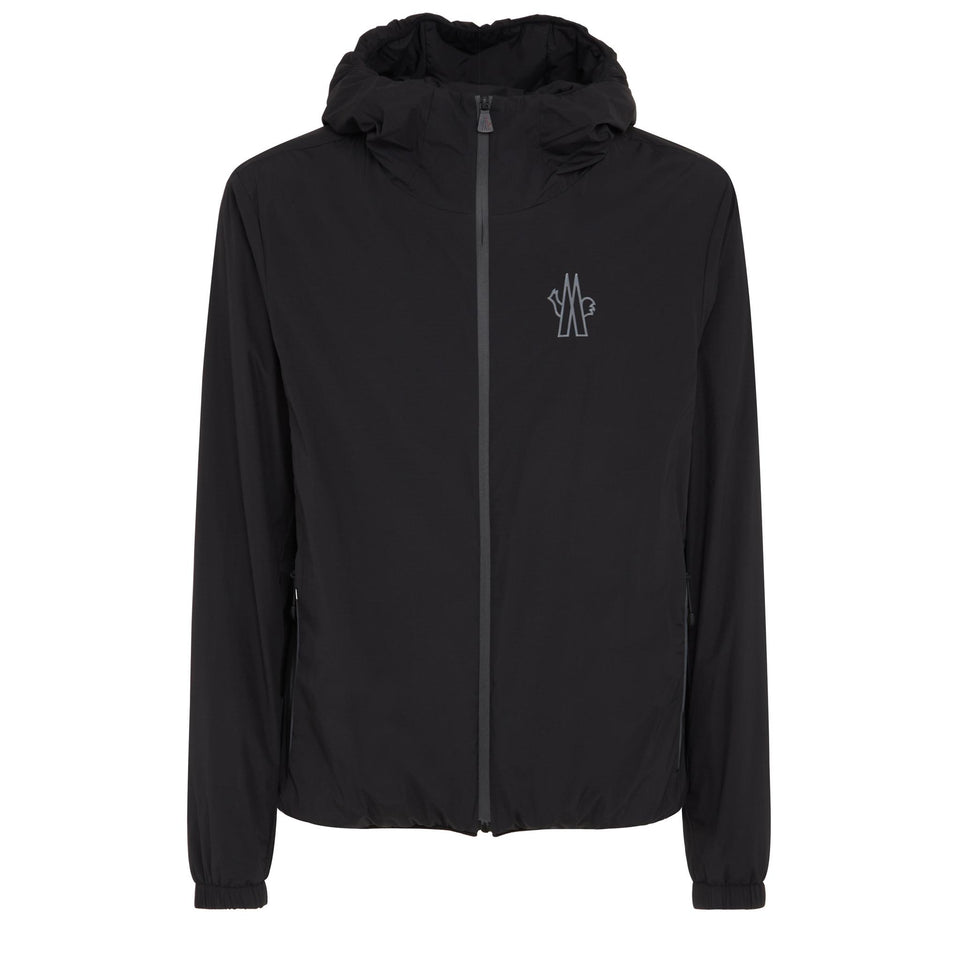 "Bissen" jacket in black technical fabric