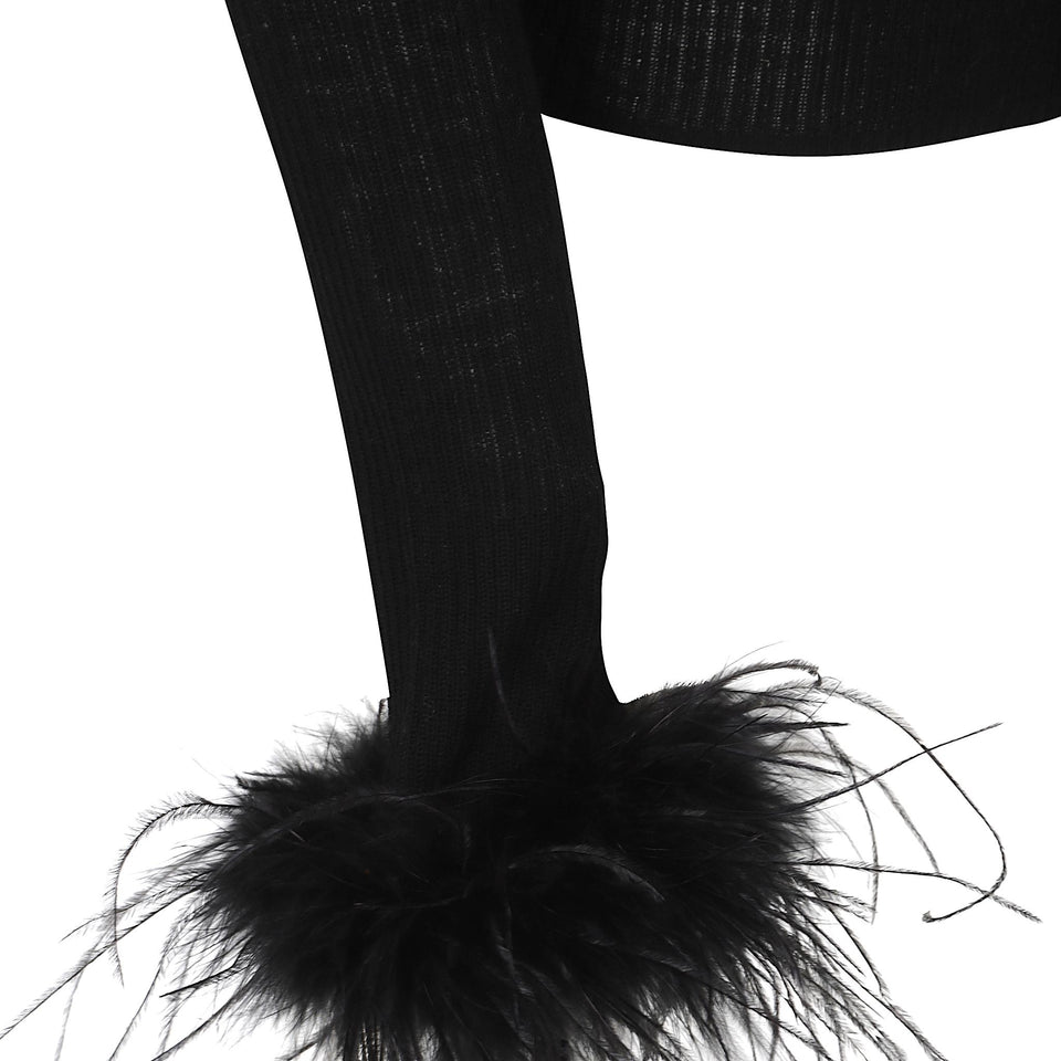 Maglia in lana nera 2M647A N0990 BLUMARINE 